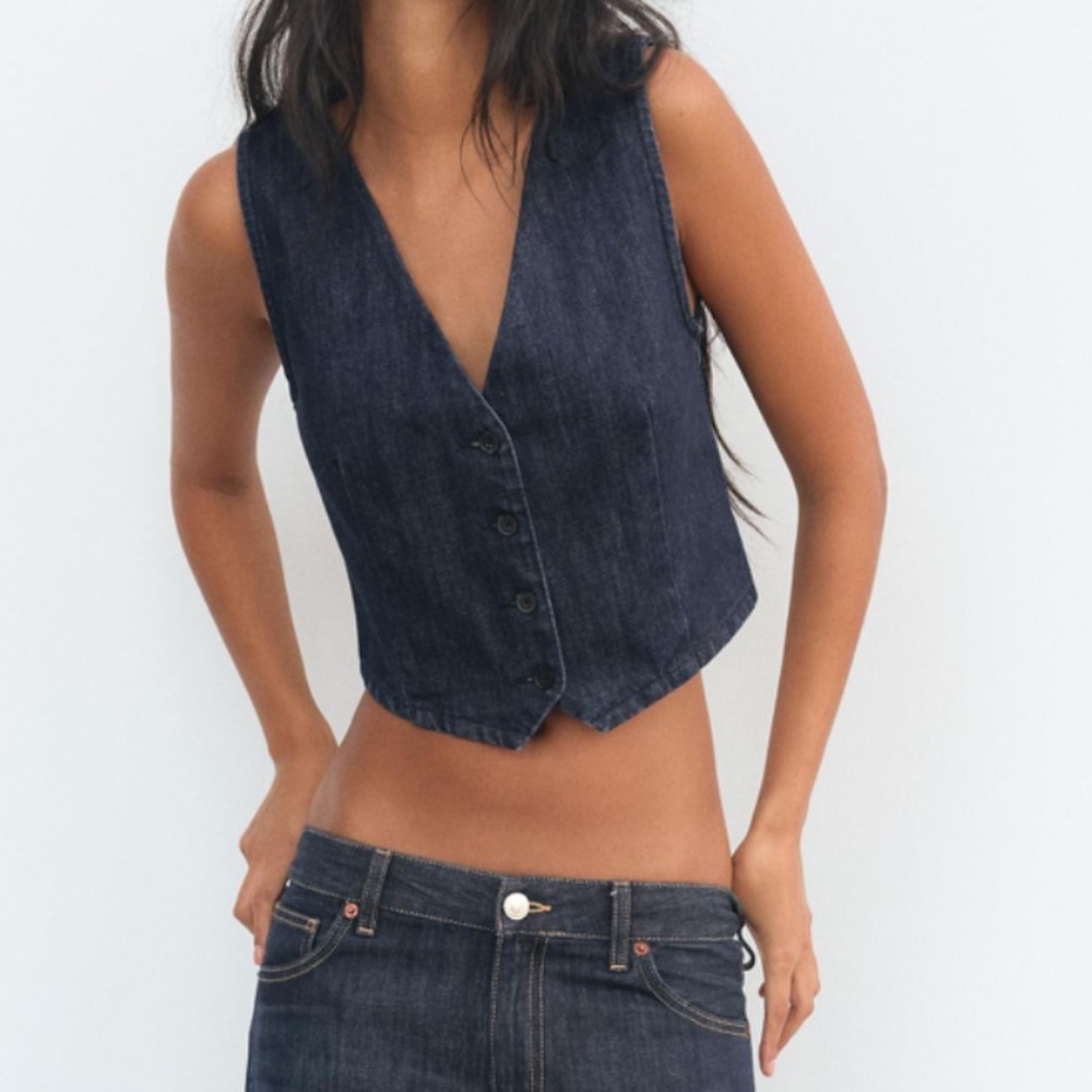 Zara TRF Denim Vest